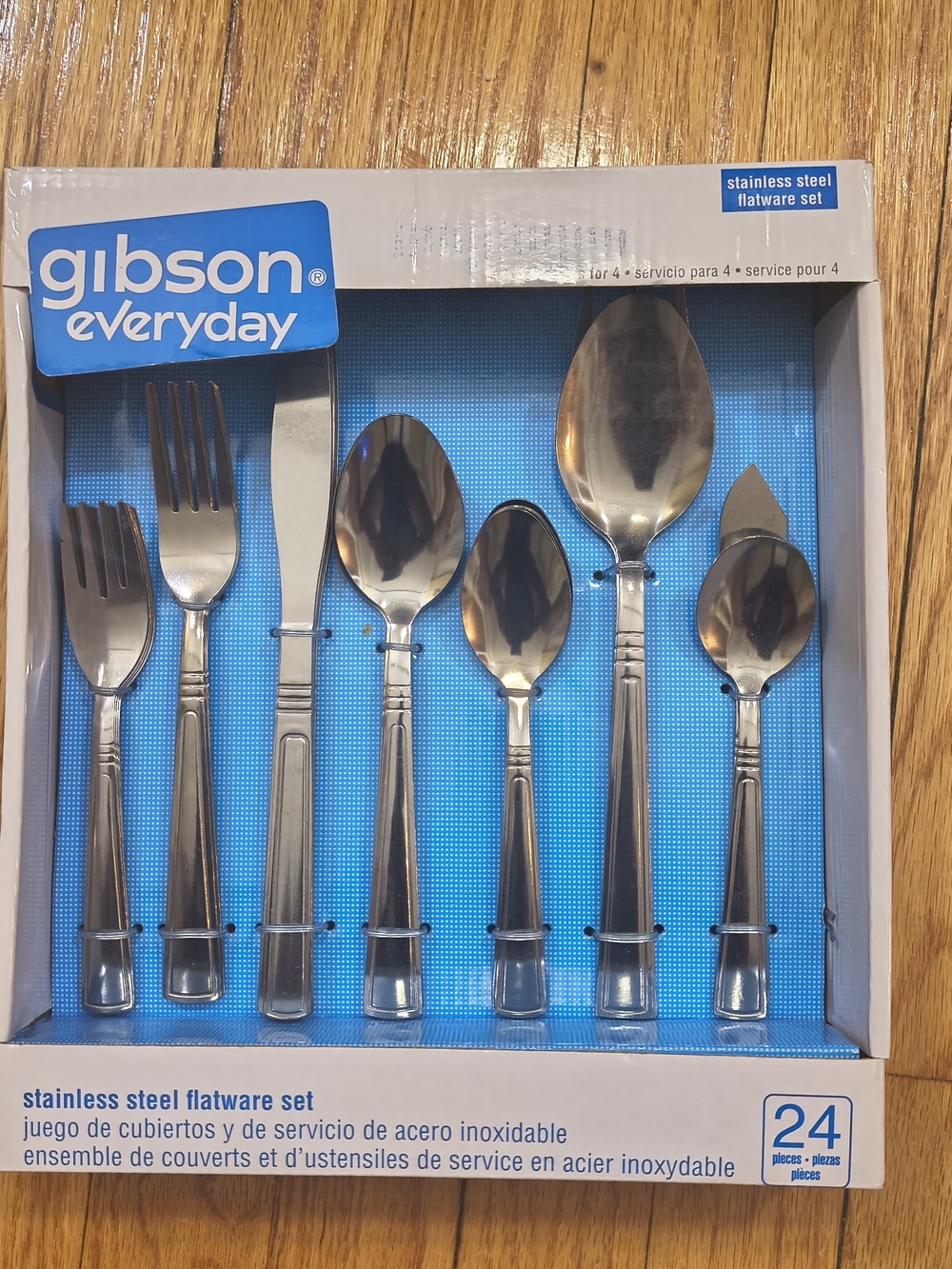 Gibson Everyday Stainless Steel Flatware Set - Silver